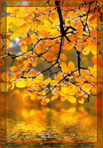 Осенние золотые листья